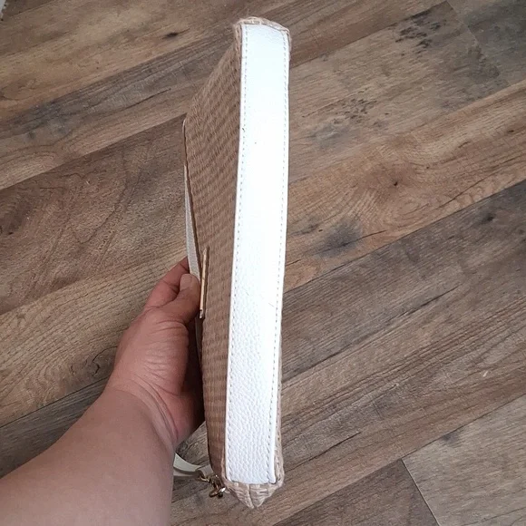 Nanette Lepore Straw Clutch Wristlet - Picture 6 of 6